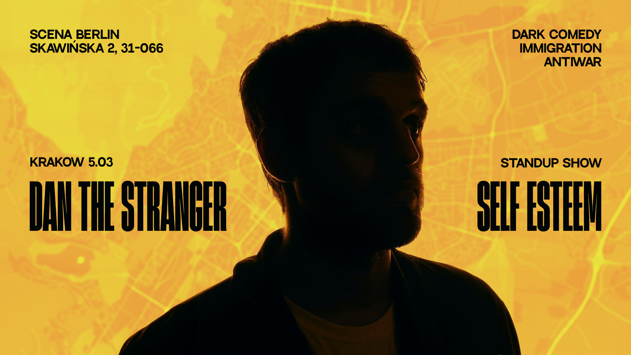 English Standup Comedy in Krakow: Dan the Stranger show