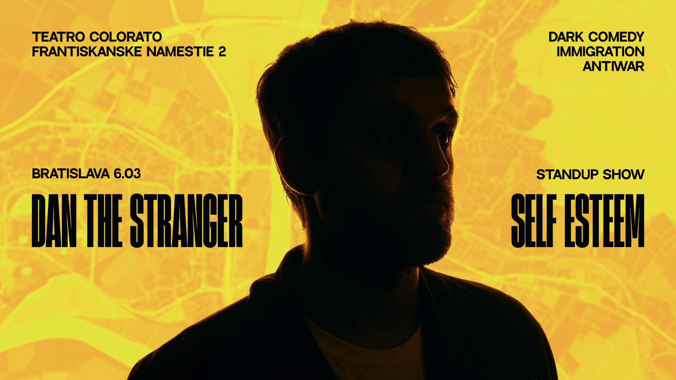 English Standup Comedy in Bratislava: Dan the Stranger show