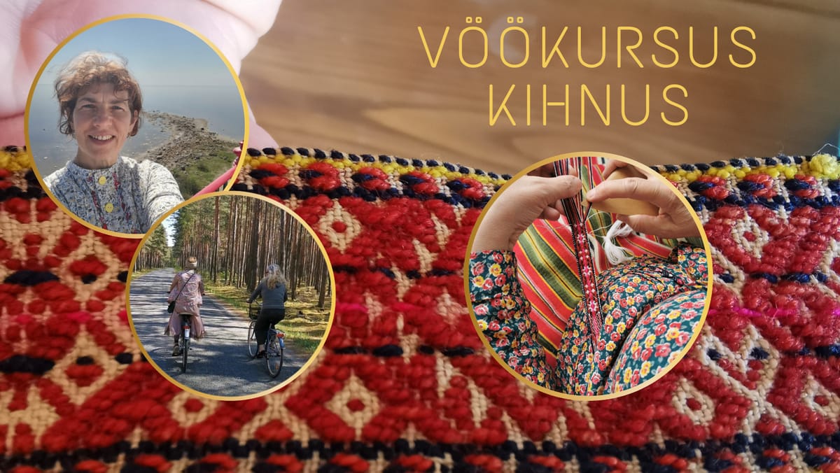 Kirivöö ehk mõõgavöö kursus, Kihnu saarel
