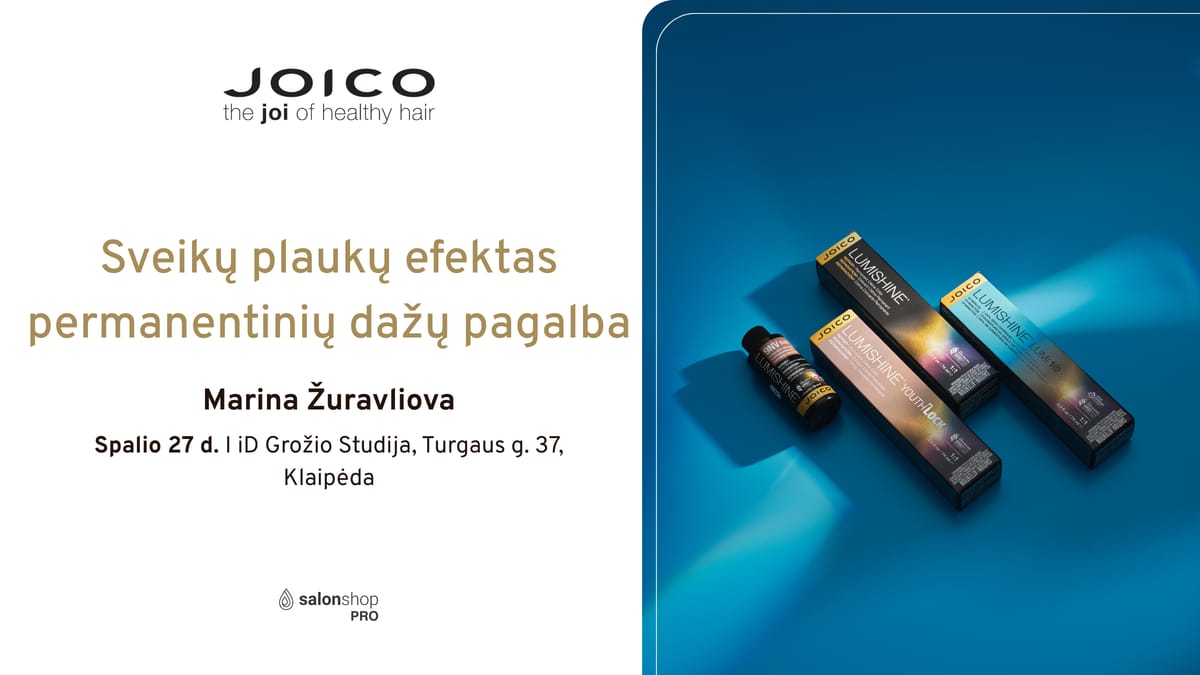 Sveikų plaukų efektas permanentinių dažų pagalba