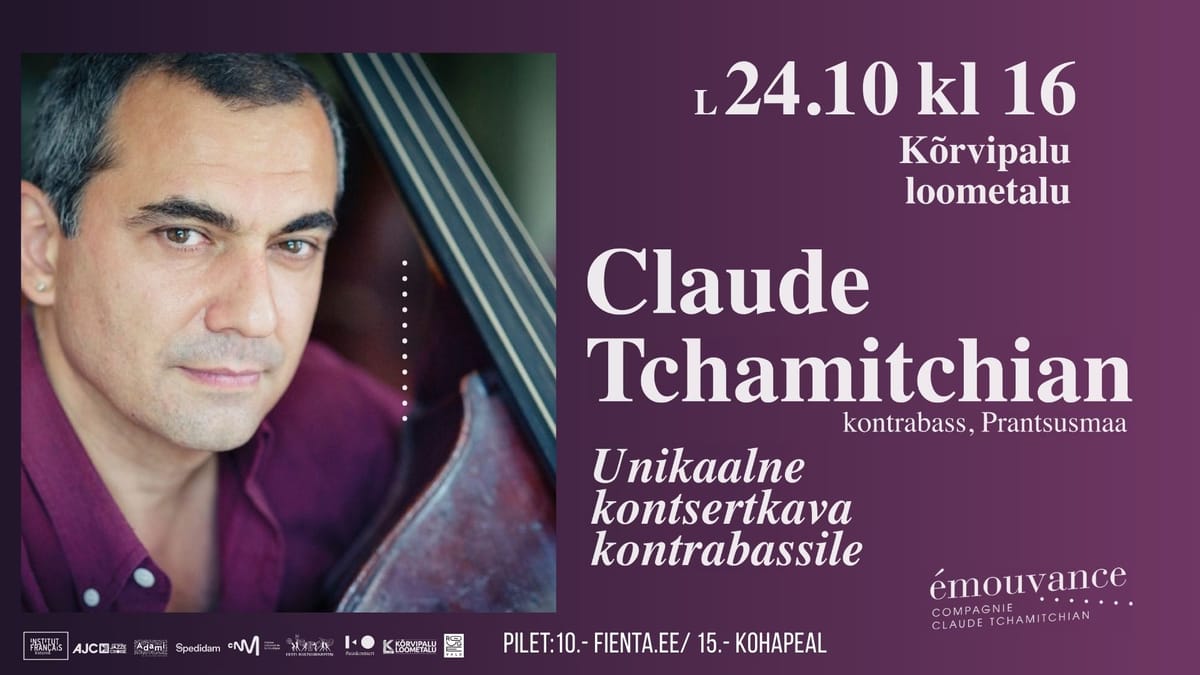 Claude Tchamitchian - kontrabassi superstraar Prantsusmaalt