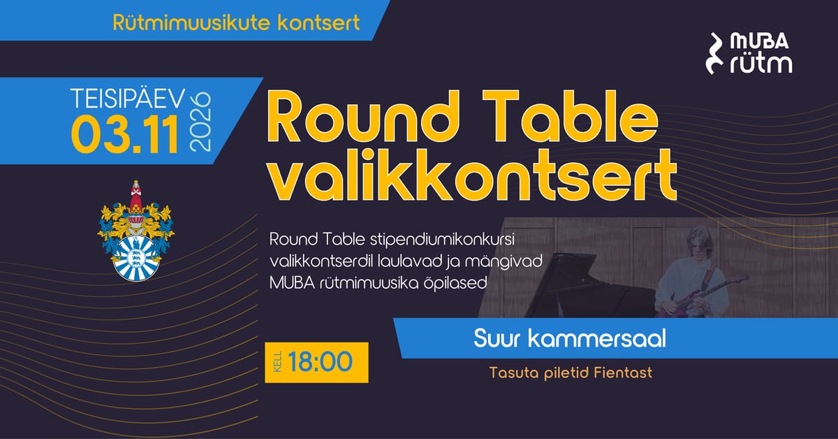 ROUND TABLE rütmimuusika valikkontsert