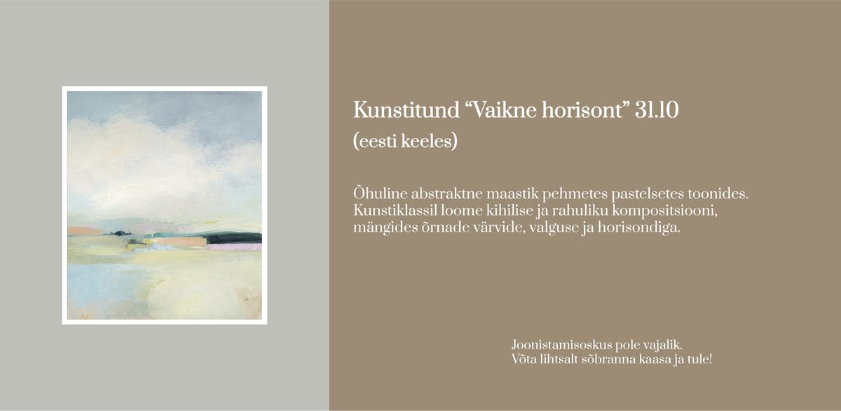 Kunstitund 31.10