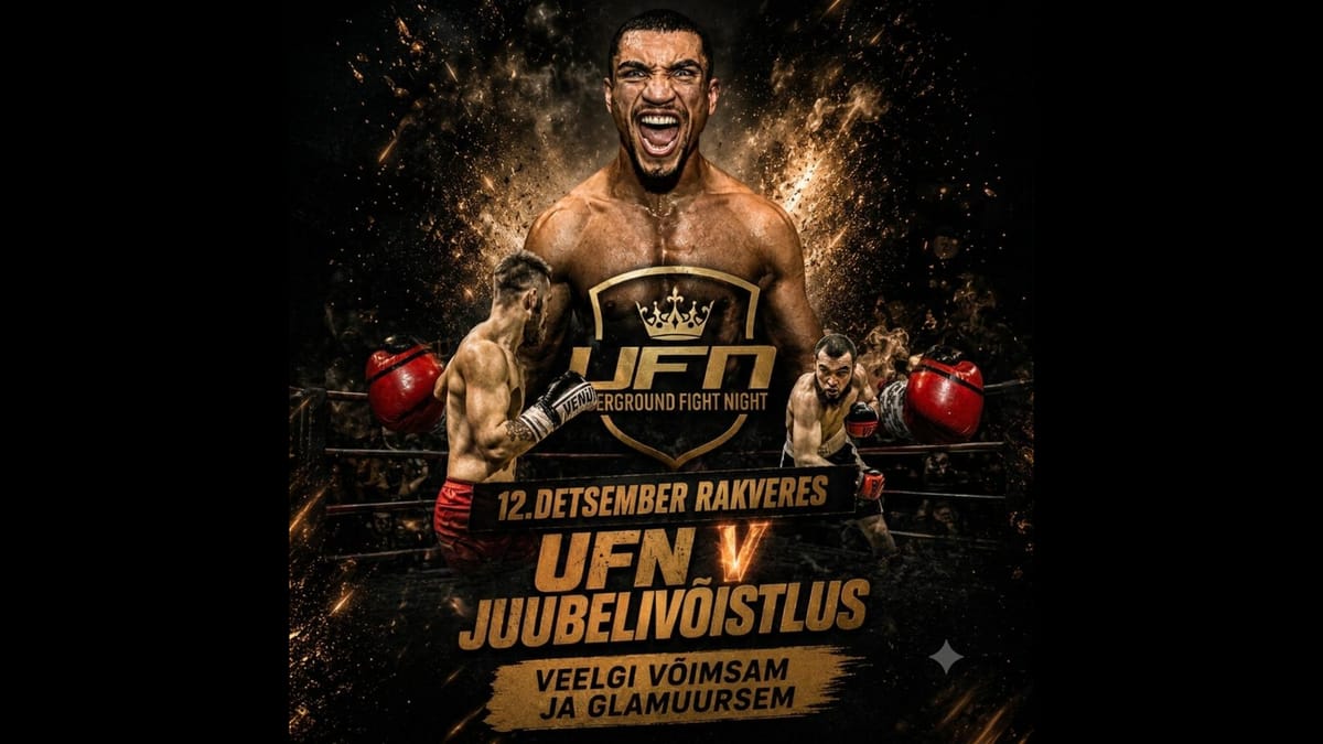 UFN - UNDERGROUND FIGHT NIGHT - V JUUBELIVÕISTLUS