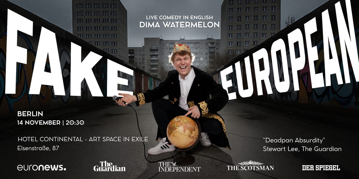 Fake European: English Stand-up Comedy in Berlin | Special Recording