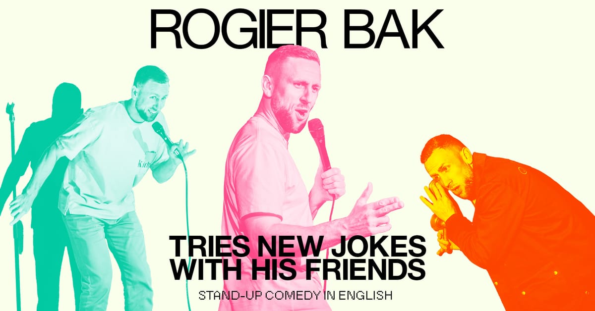 Rogier Bak Tries New Jokes! • Amsterdam • Stand-Up Comedy in English