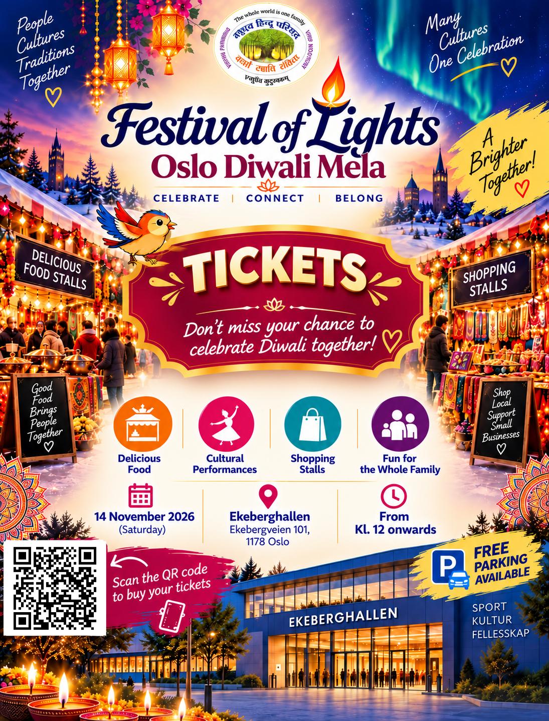 🌟 Oslo Diwali Mela 2026 – Festival of Lights 🌟