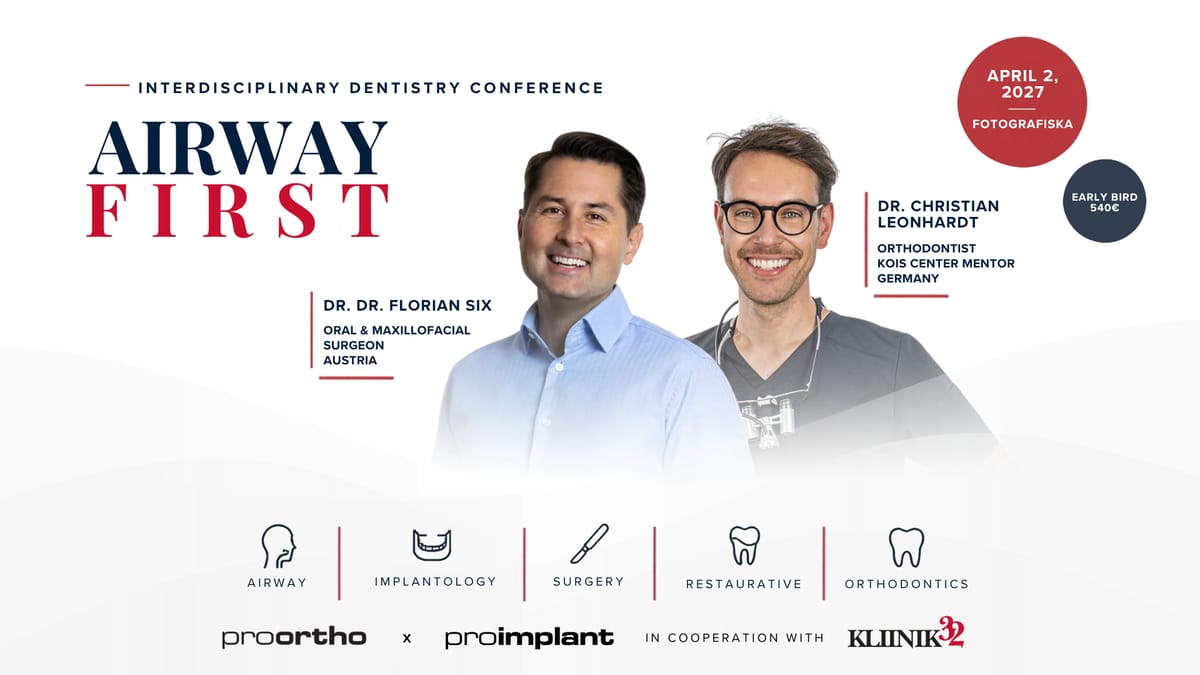 AIRWAY FIRST interdistsiplinaarse hambaravi konverents
