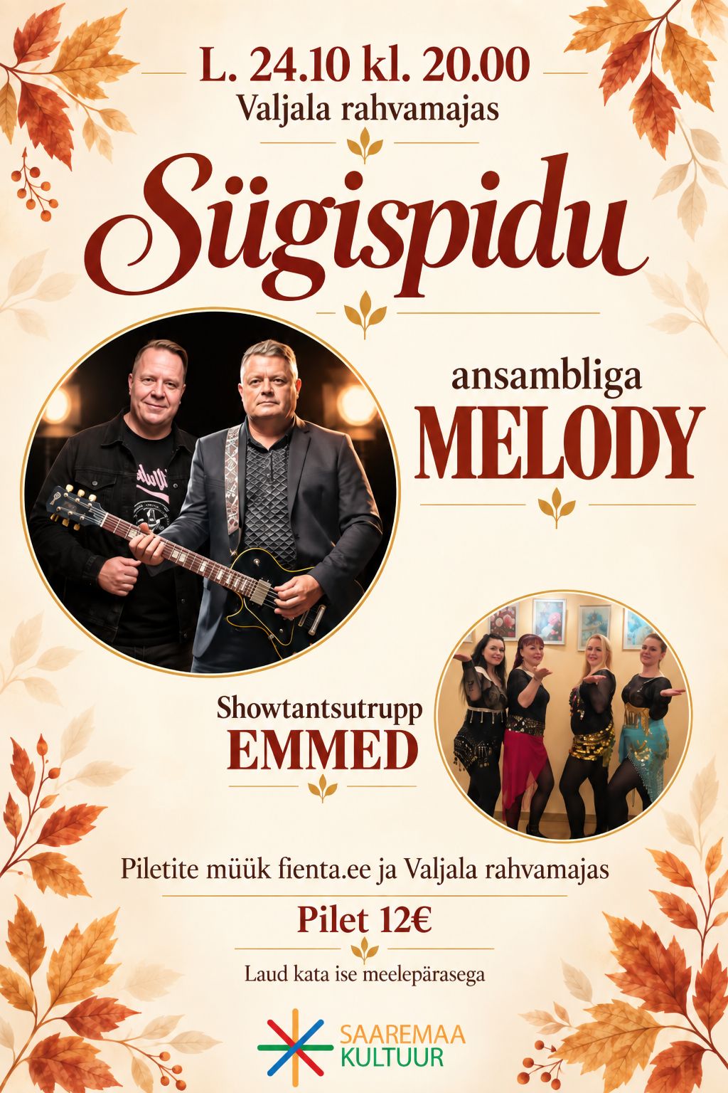 Sügispidu ansambliga MELODY