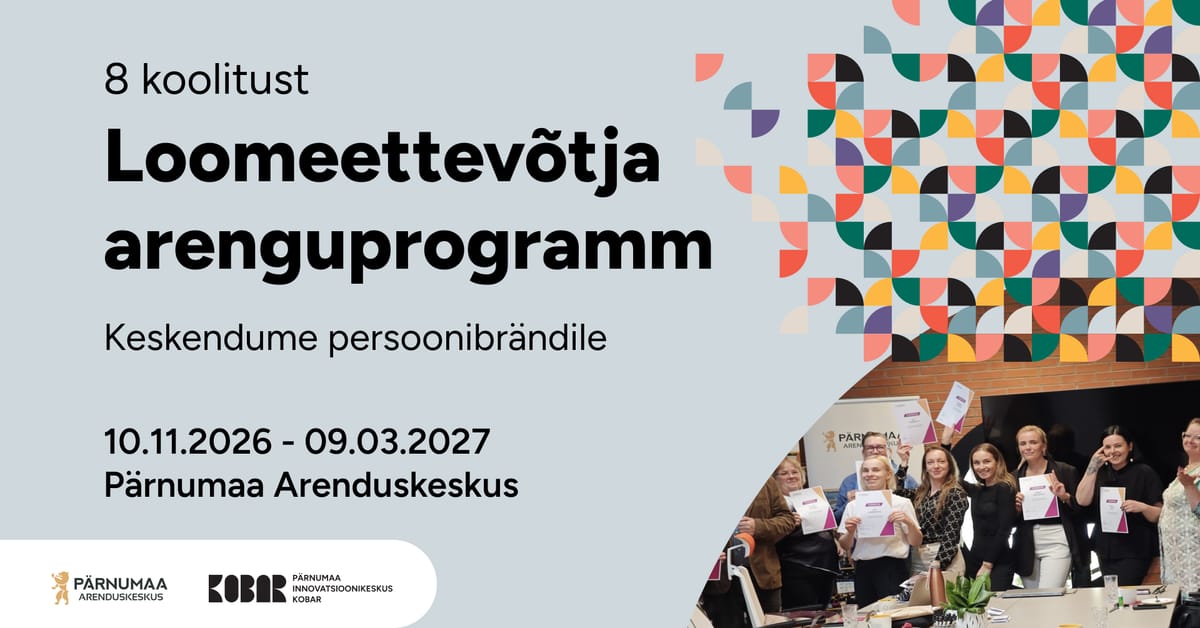 Loomeettevõtjate arenguprogramm