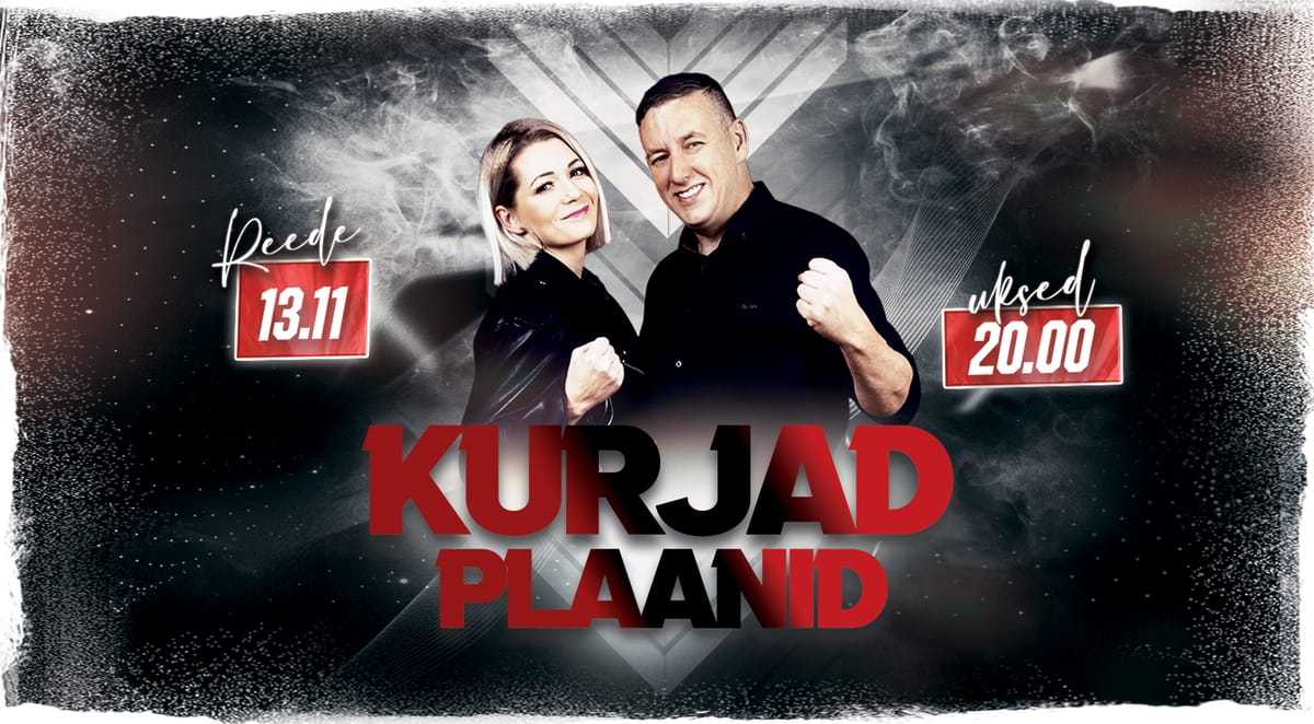 ★ Kurjad Plaanid ★ Live! ♫ | Tartu Aleksander | 13.11.2026