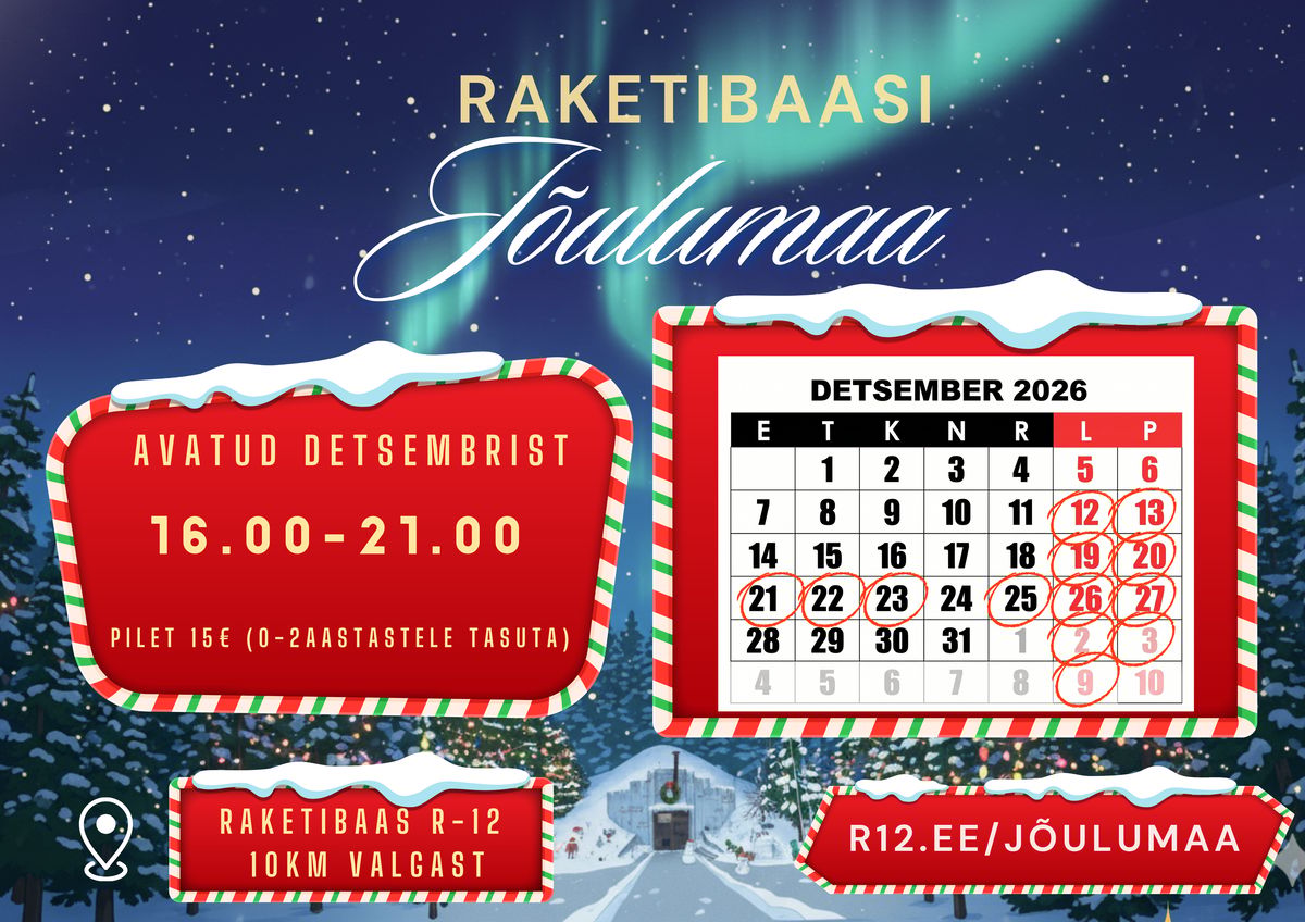 Raketibaasi Jõulumaa 2026
