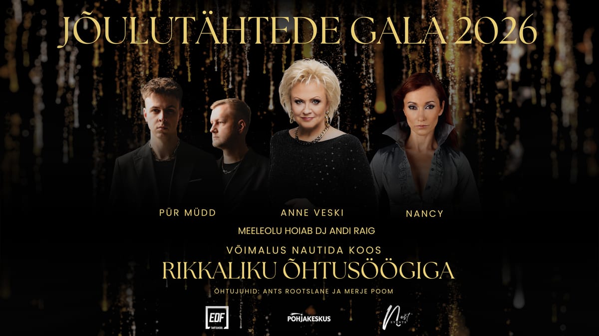 JÕULUTÄHTEDE GALA RAKVERES