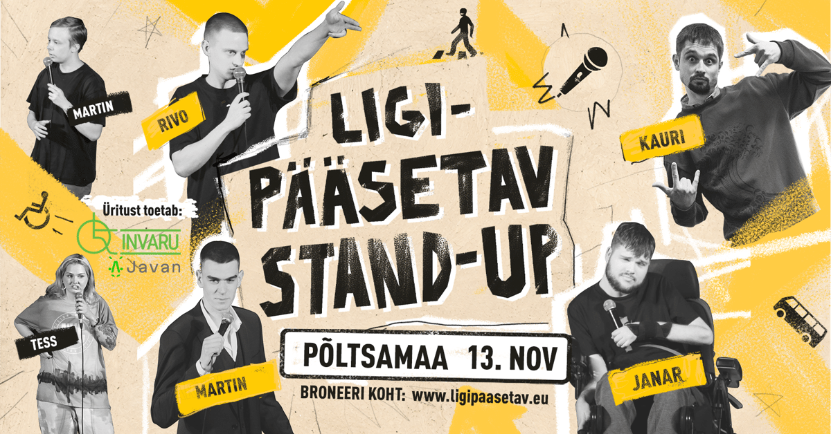 Põltsamaa TASUTA komöödia õhtu: “Ligipääsetav stand-up”