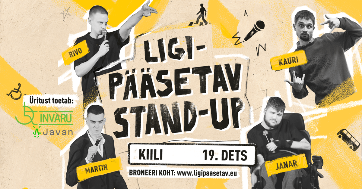 Kiili TASUTA komöödia õhtu: “Ligipääsetav stand-up”