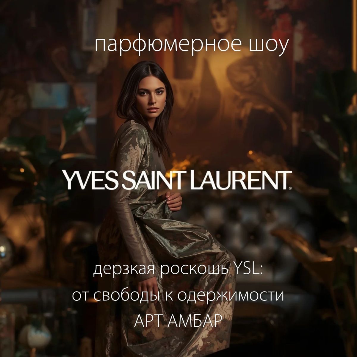 ДЕРЗКАЯ РОСКОШЬ YSL От свободы к одержимости