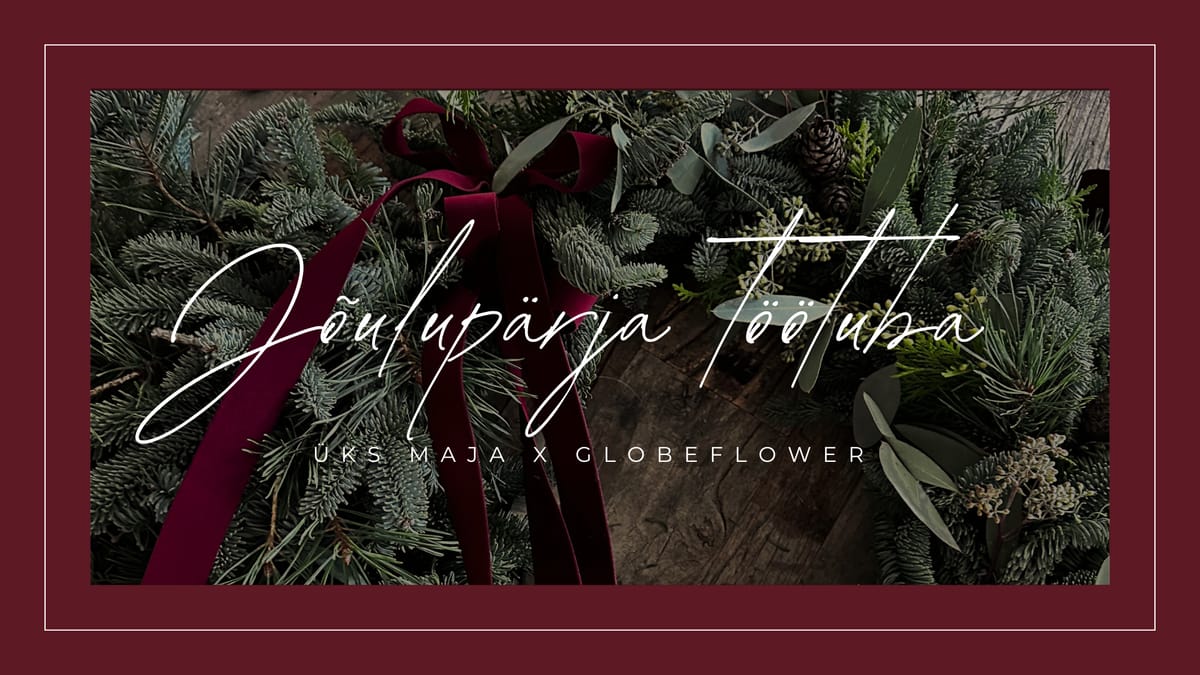 Jõulupärja töötuba: Üks Maja & Globeflower