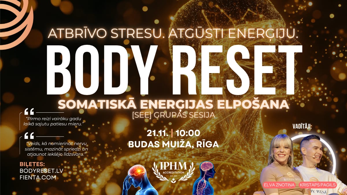 BODY RESET | Somatiskā Enerģijas Elpošana [SEE] GRUPAS SESIJA