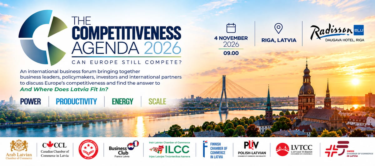 THE COMPETITIVENESS AGENDA 2026 - Can Europe Still Compete? And Where Does Latvia Fit In?