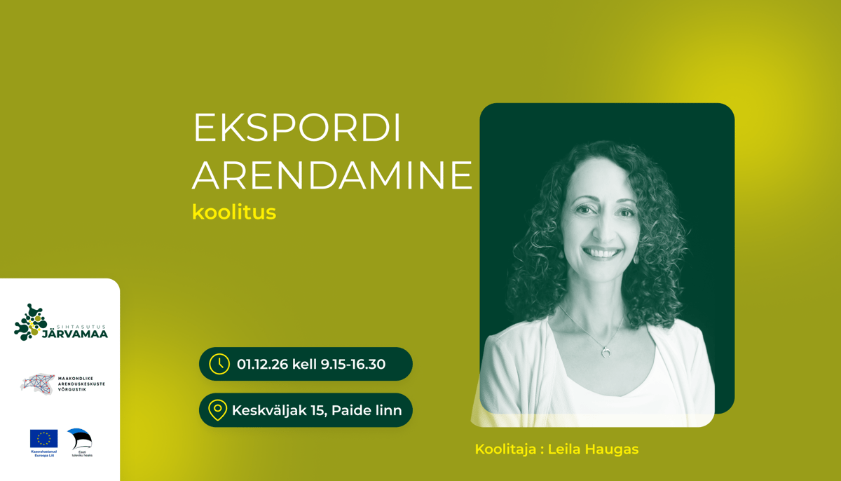 Koolitus "Ekspordi arendamine"