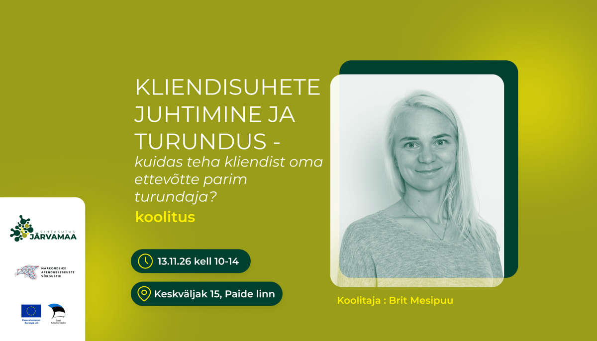 Koolitus "Kliendisuhete juhtimine ja turundus"
