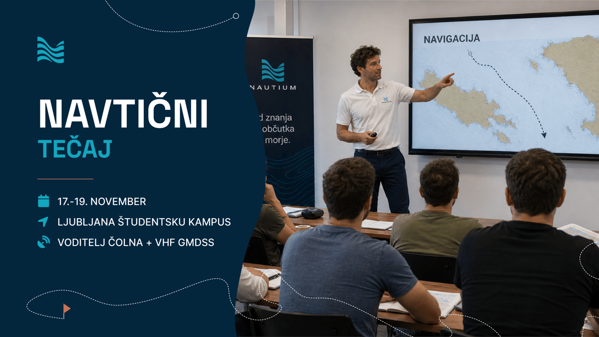 Tečaj za voditelja čolna in VHF postajo || 17. - 19. november 2026 ||