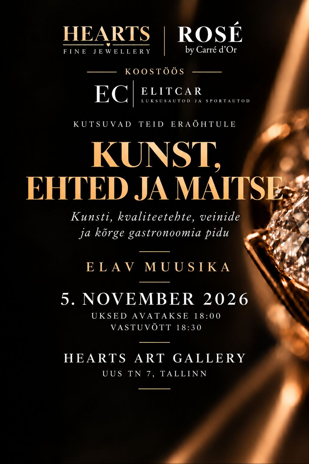 ART, JEWELS & TASTE