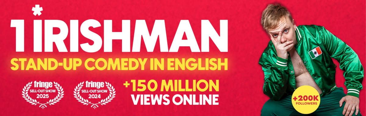 1 Irishman in Tartu | A stand-up comedy show in English | 9PM