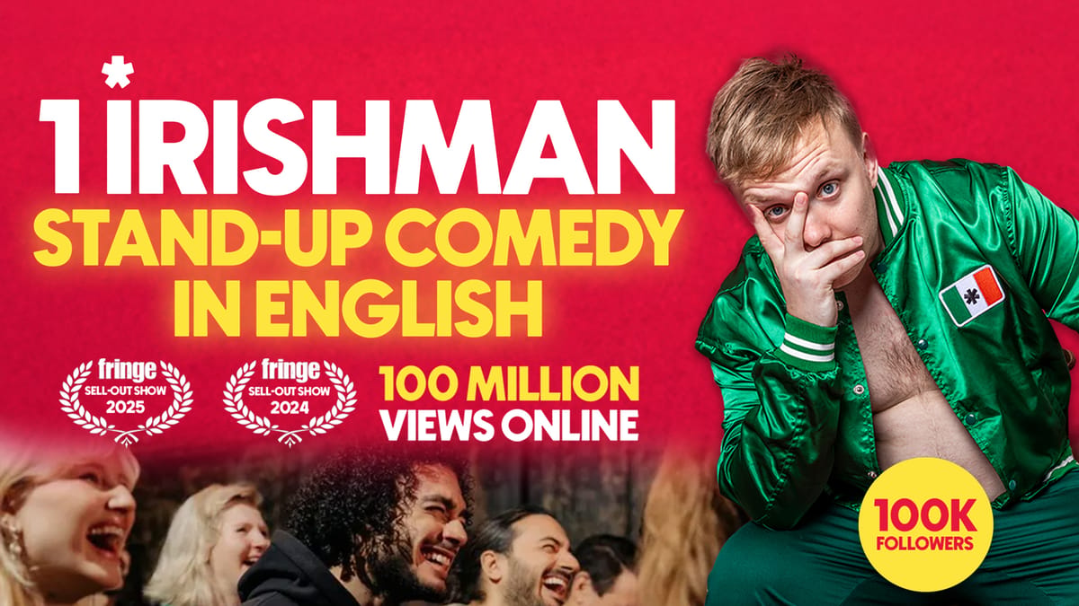 1 Irishman in Paris | A stand-up comedy show in English | 9PM