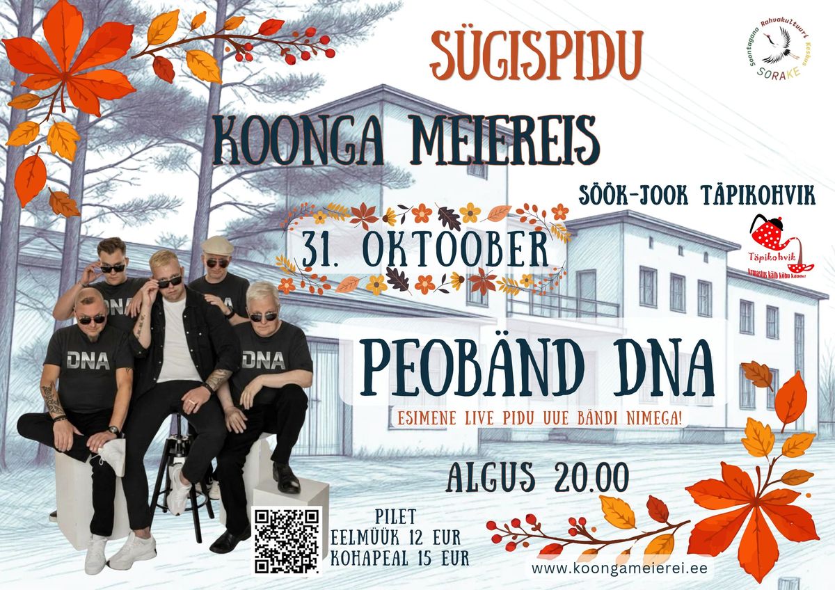 Sügispidu Koonga meiereis - peobänd DNA