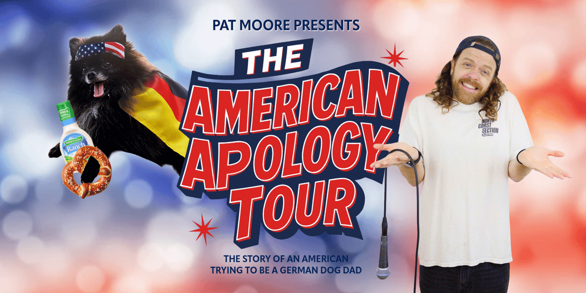 Pat Moore's The American Apology Tour | English Stand-Up Comedy in Vienna