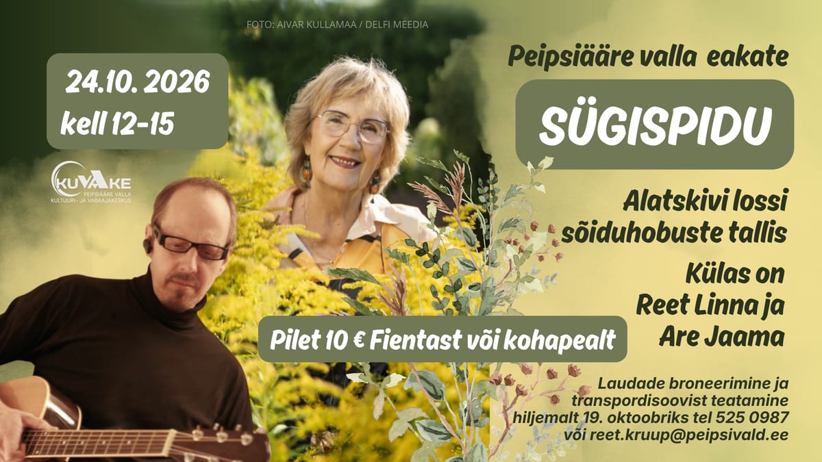 Peipsiääre valla eakate sügispidu