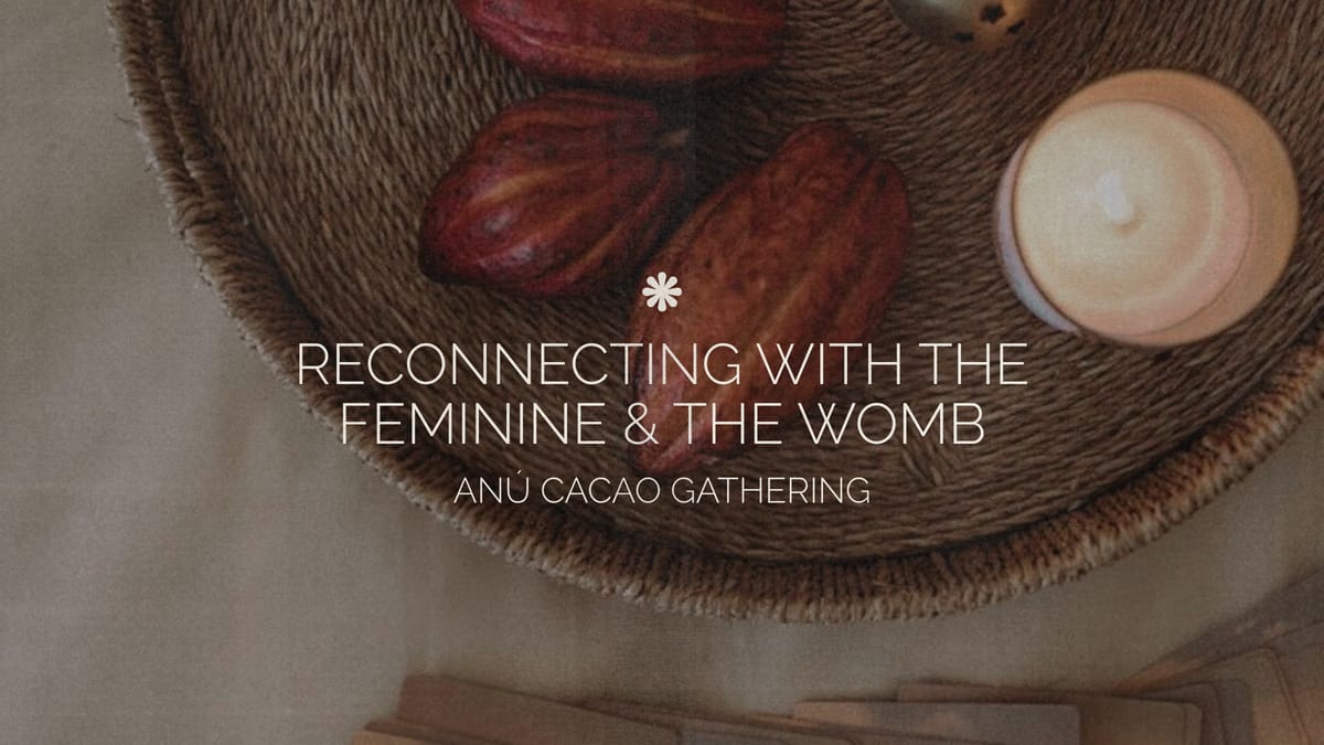anú cacao gathering with bruna asseiro