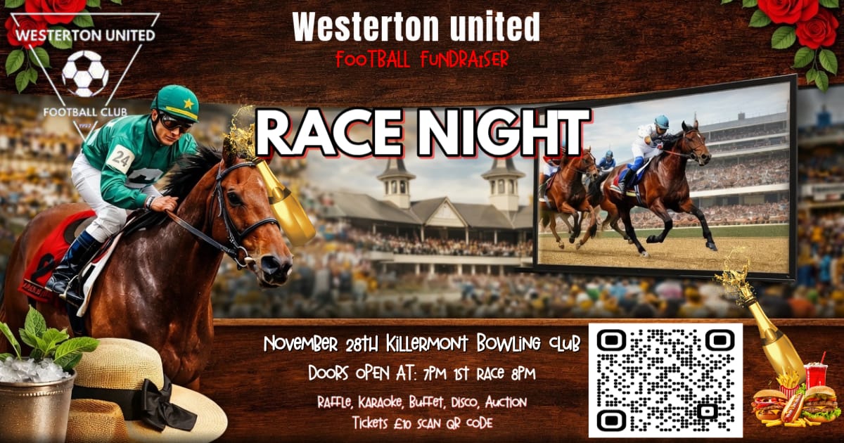 Westerton United Race night Fundraiser