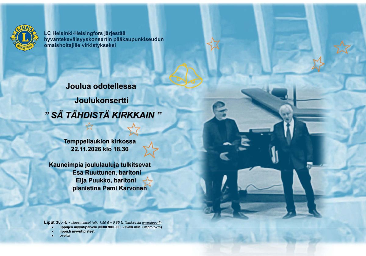Joulukonsertti – Sä tähdistä kirkkain