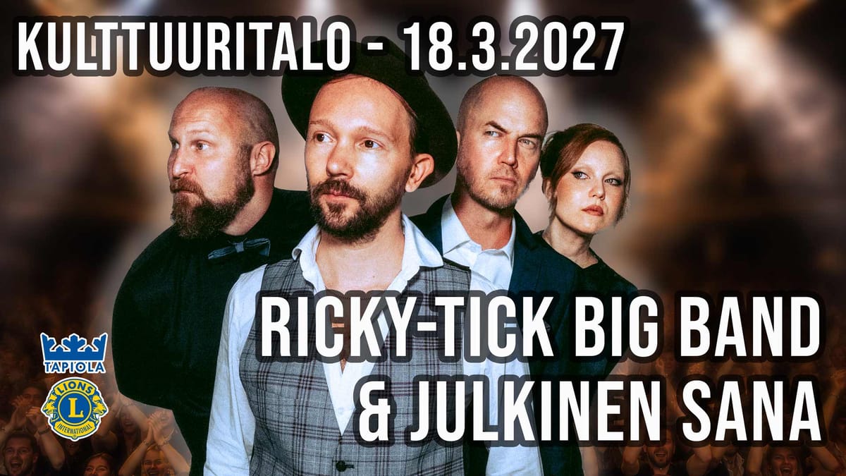 Ricky-Tick Big Band & Julkinen Sana -hyväntekeväisyyskonsertti