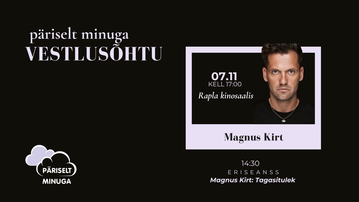 Vestlusõhtu Magnus Kirdiga