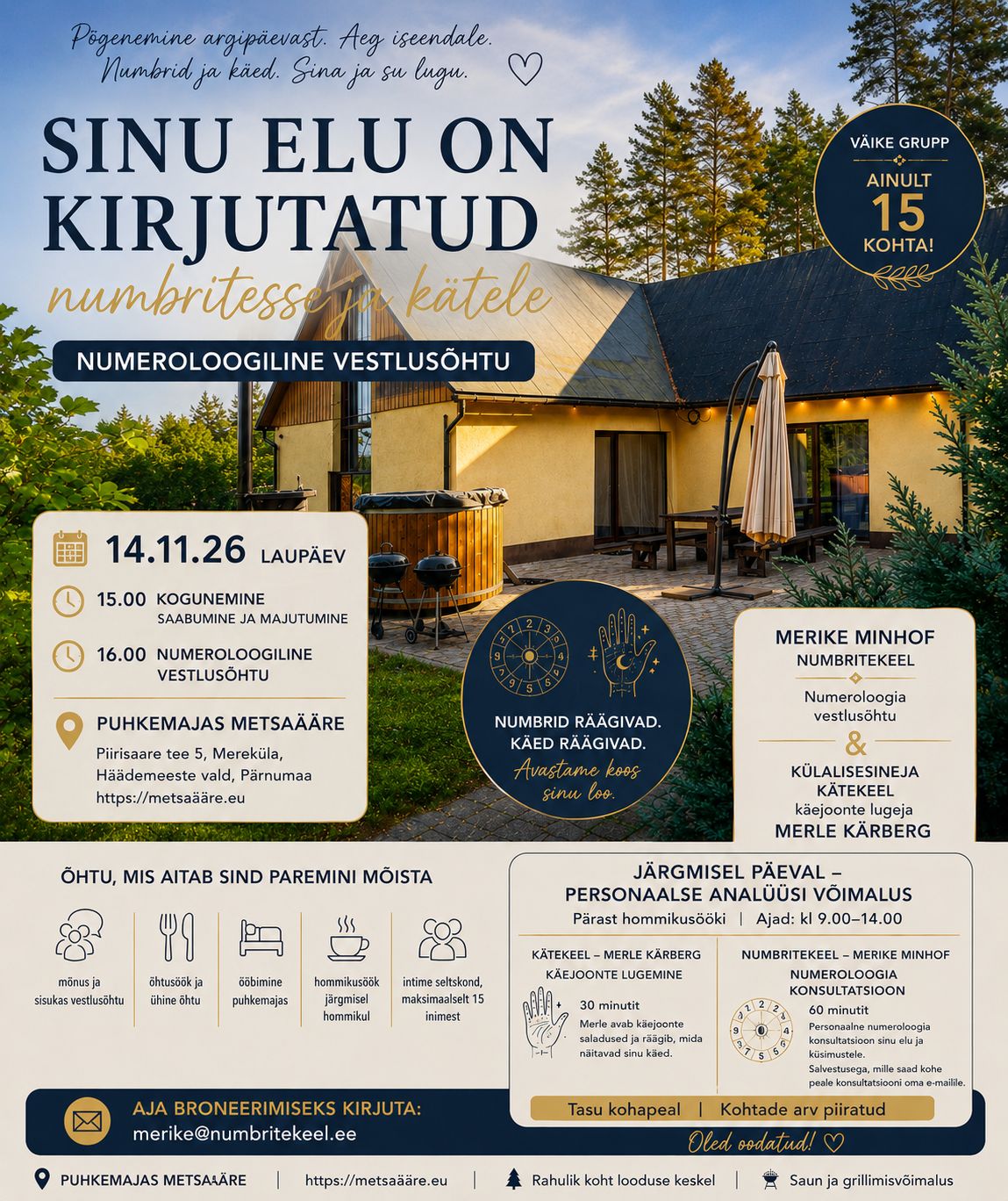 ✨ SINU ELU ON KIRJUTATUD NUMBRITESSE JA KÄTELE ✨