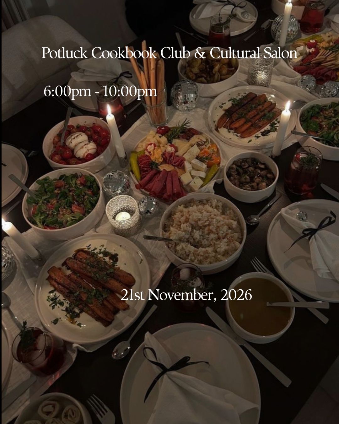 Potluck Cookbook Club & Cultural Salon - Tickets | Fienta