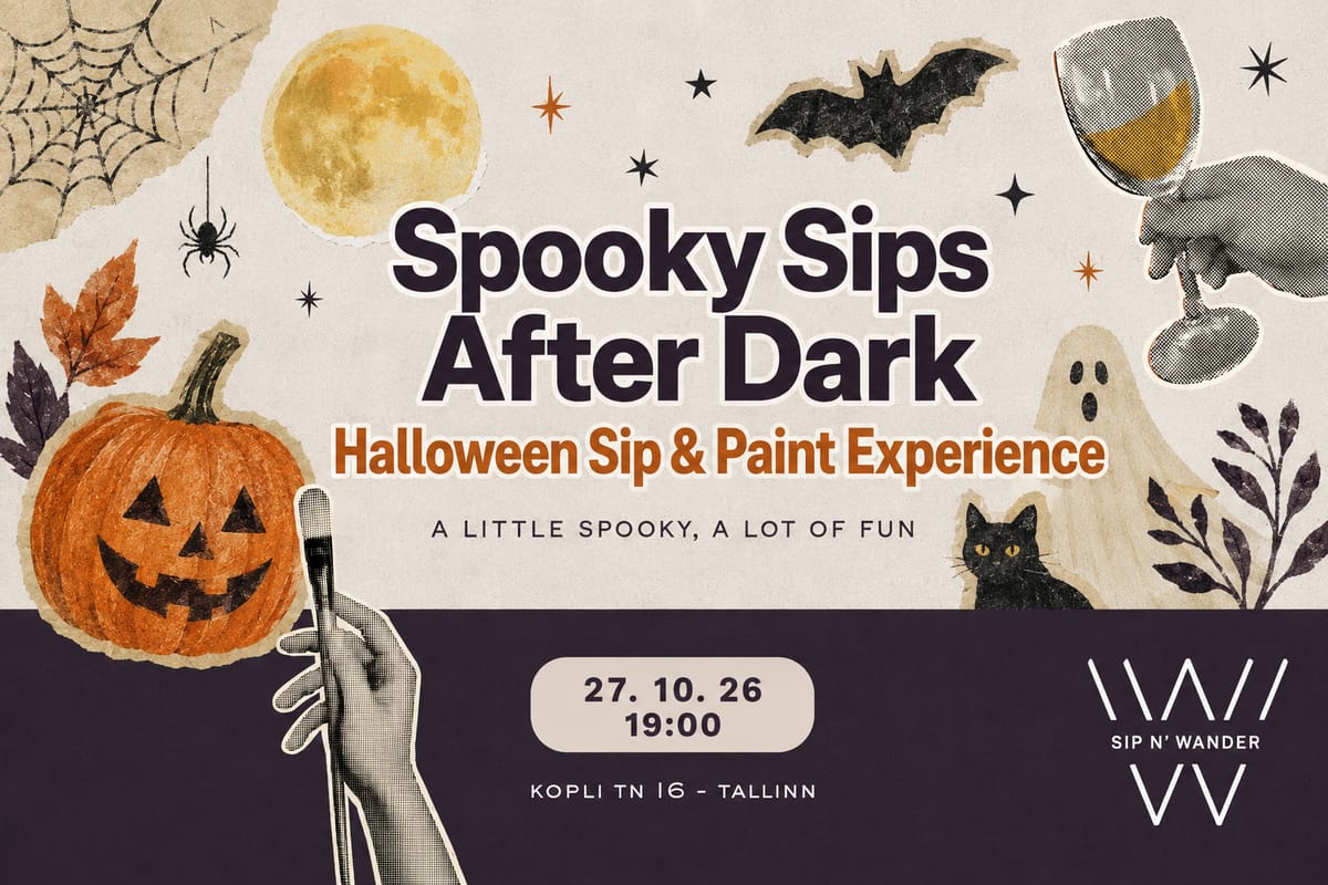 👻 Spooky Sips After Dark — A Halloween Sip & Paint Experience 🎃