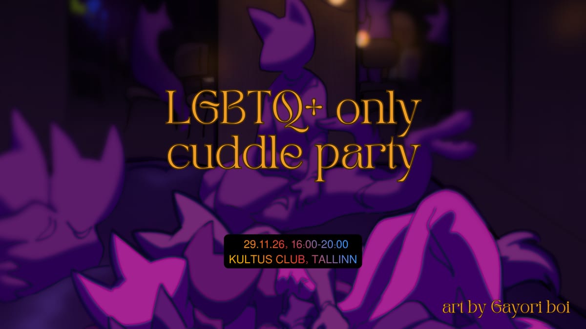 Tallinn queer cuddle party (18+)