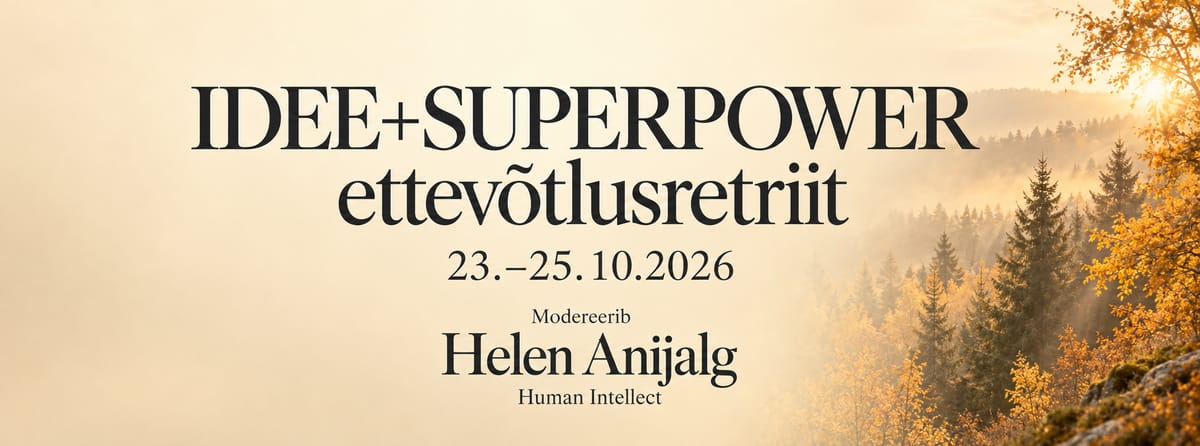 IDEE+SUPERPOWER ettevõtlusretriit