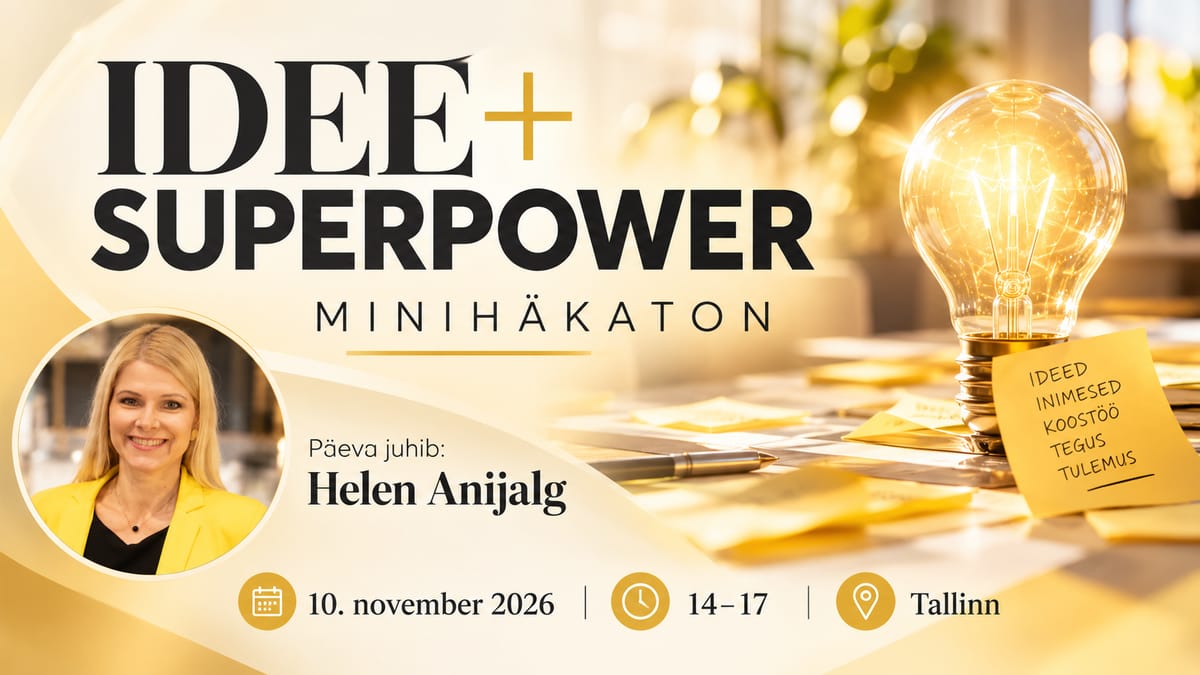 IDEE+SUPERPOWER minihäkaton
