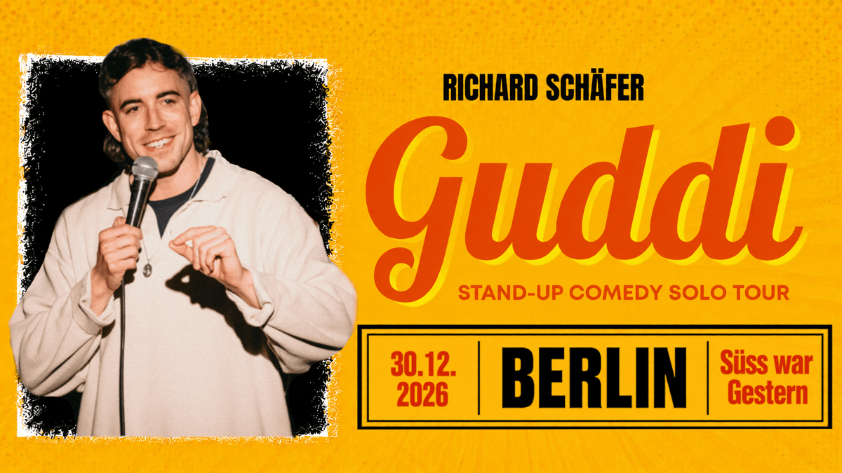 "Guddi" Stand-Up Comedy SOLO Show in Berlin (Zusatzshow)