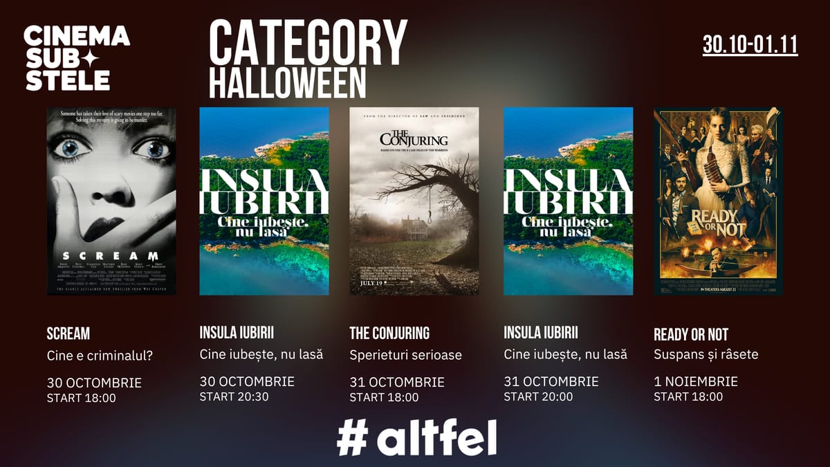 CINEMA SUB STELE – HALLOWEEN WEEKEND