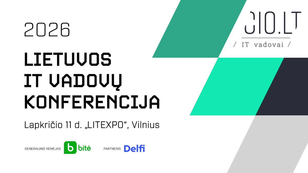 Lietuvos IT vadovų konferencija 2026 (Lapkričio 11 d.)