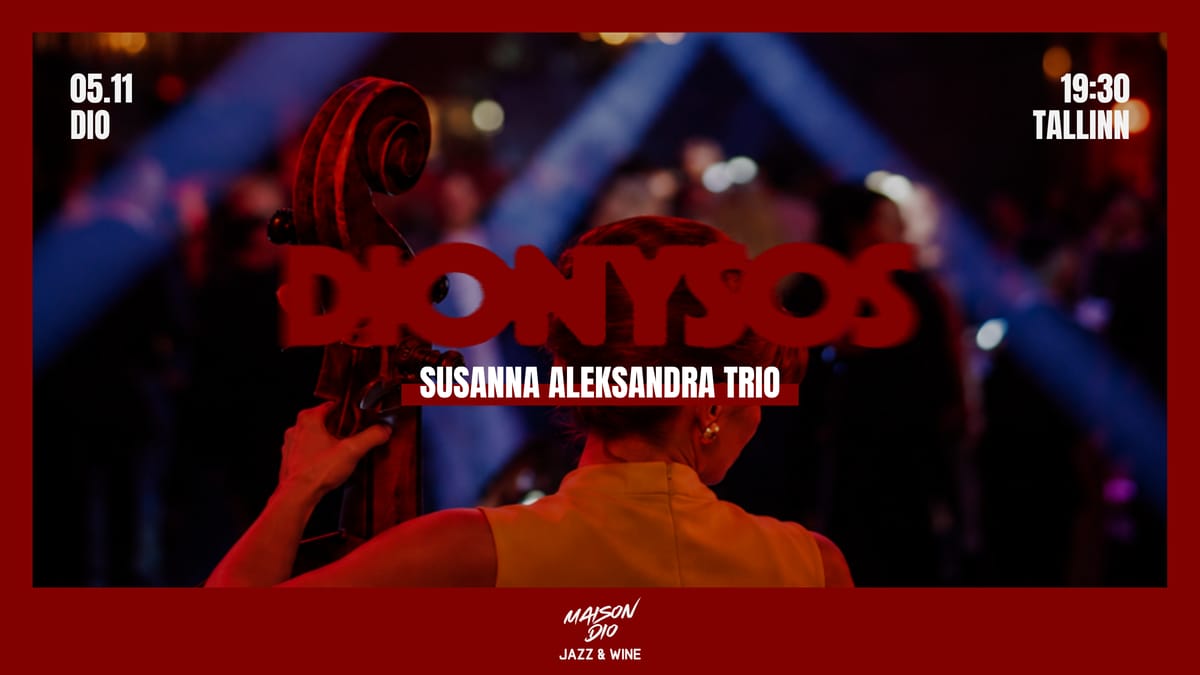 Dionysos jazz night w/ Susanna Aleksandra Trio