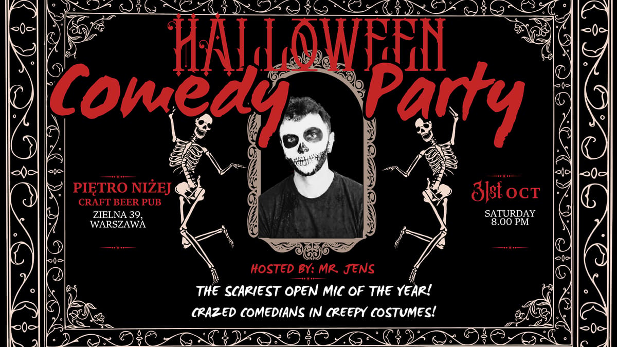 Halloween Comedy Party (English Open Mic)