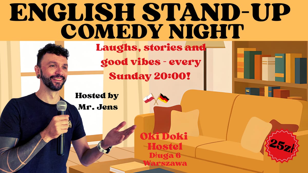 English Stand-Up Comedy: Oki Doki Open Mic