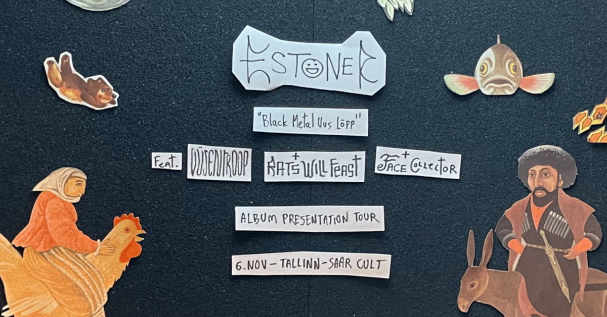 Estoner (plaadiesitlus), Rats Will Feast (FIN), Düsentroop, Face Collector @ Saar Cult, Tallinn
